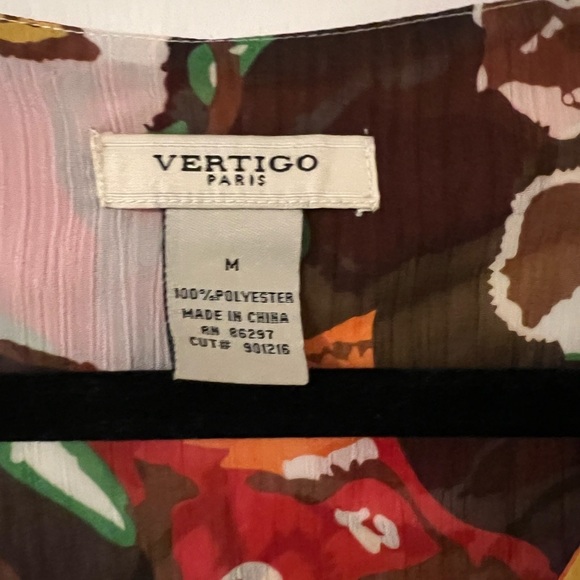 Vertigo Paris brand flowy top size M (J103) - Picture 4 of 10